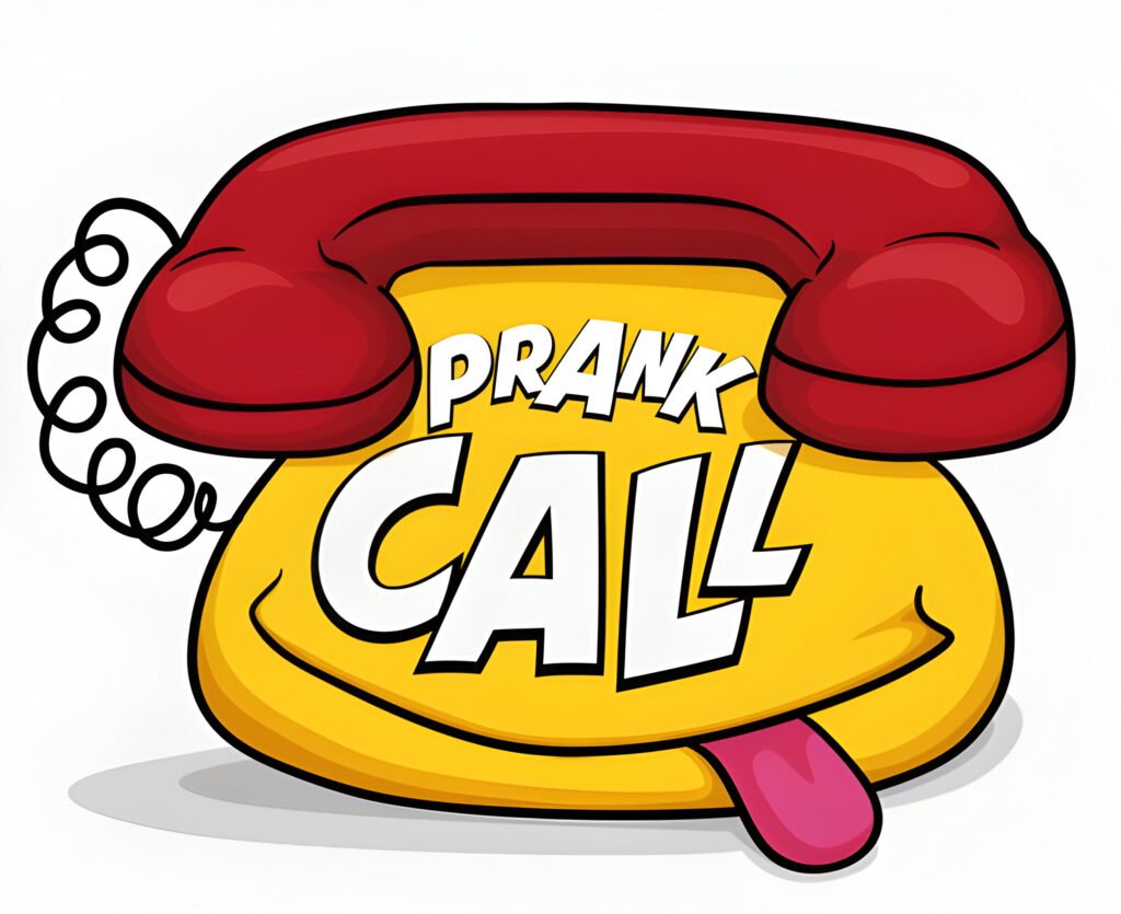 prank call ideas with smiling phone