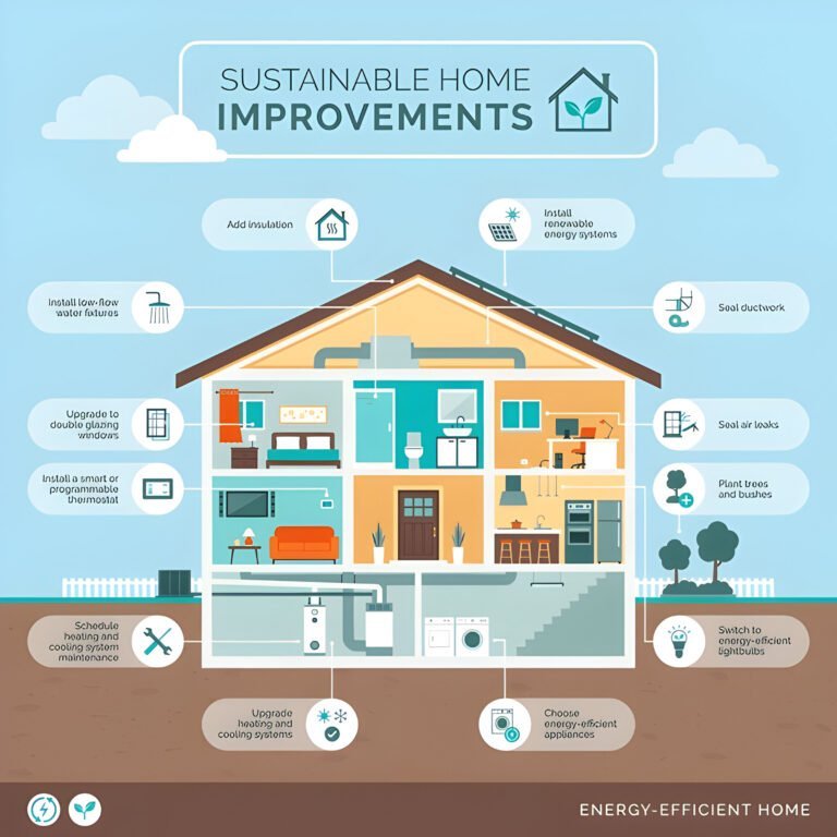 Different ways to make their homes eco-friendly.